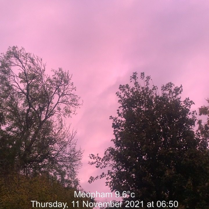 Amazing Purple Skies at Sunrise in Meopham