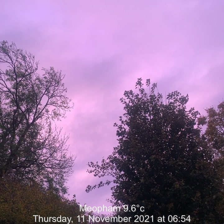 Amazing Purple Skies at Sunrise in Meopham