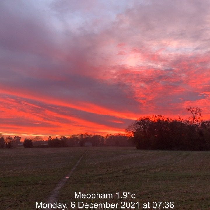 The Sky is on Fire in North Kent