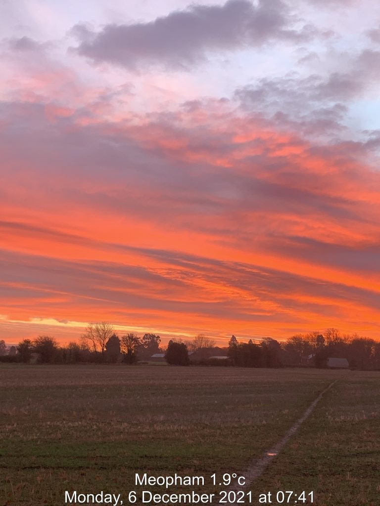 The Sky is on Fire in North Kent