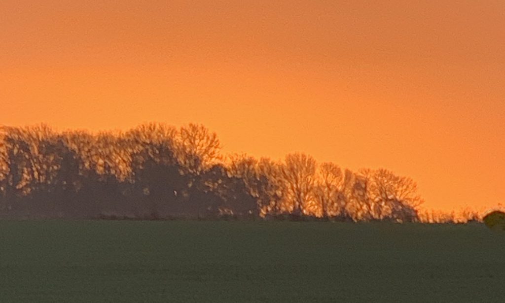 The Sky is on Fire in North Kent